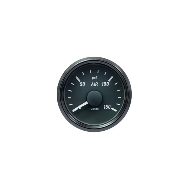 VDO Pressure Gauge Singleviu 52mm 150 PSI Brake 10 184ohm 12/24v