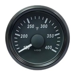 VDO Temperature Gauge Singleviu 52mm 400f Cyl 482,5 14,3ohm 12/24v