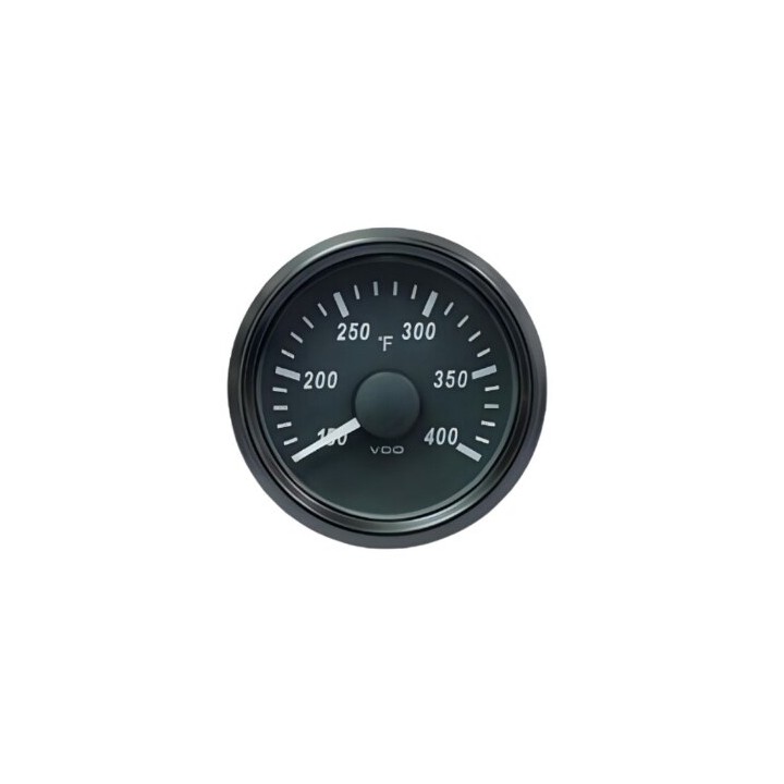 VDO Temperature Gauge Singleviu 52mm 400f Cyl 482,5 14,3ohm 12/24v