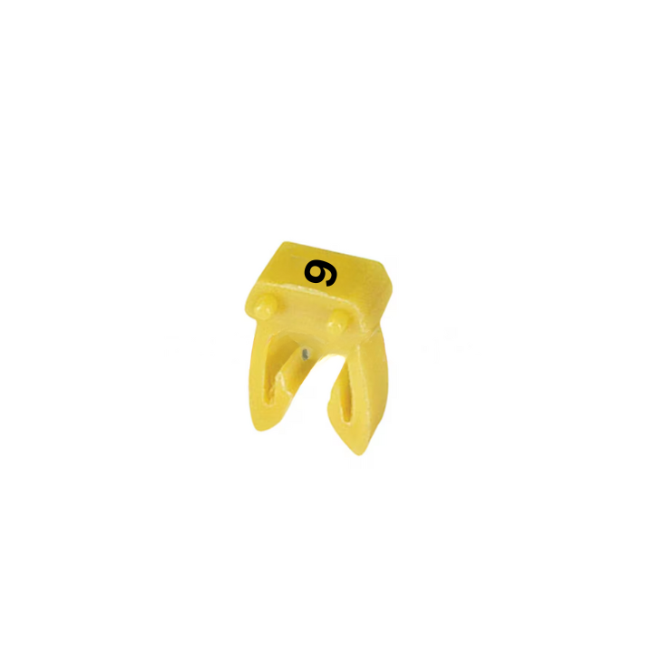 Klemsan BE-KLE-0000091 WM02 1.5-2.5mm Clip on Cable Markers 0-9/500 - 9