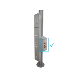 BE-CEN-0000134 Powerpole 16A Dedicated Red Switched Socket Outlet