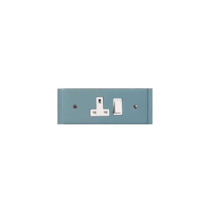 BE-CEN-0000259 Power Skirting Socket Covers Crabtree 13A 3pin 4556H - Various colours - Hammertone Grey