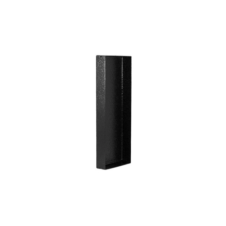 BE-CEN-0000257 P803 3x Compartment Power Skirting End Cap - Various colours - Textured White