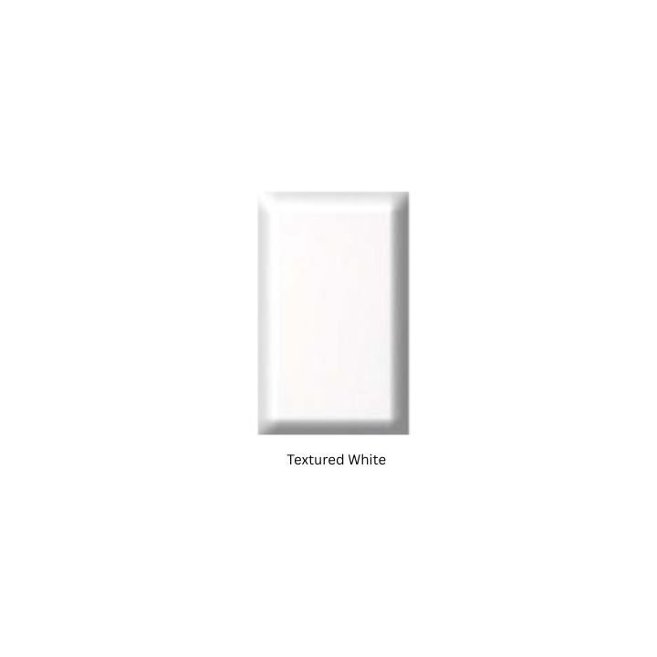 BE-CEN-0000251 P803 3x Compartment Power Skirting Flat Vertical Elbow - Various colours - Textured White