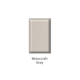 BE-CEN-0000181 P802 Single Compartment Power Skirting End Cap - Various colours - Motorcraft Grey