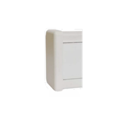 BE-CEN-0000121 ECO1 Single Compartment PVC Power Skirting End Cap - Black