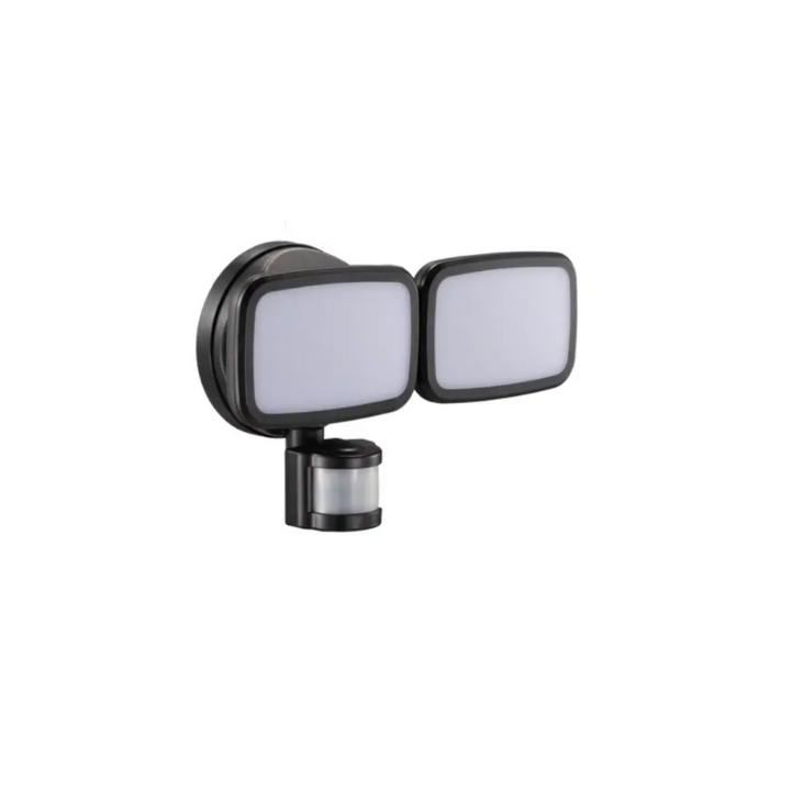 O-lite BE-MCE-0000228 10W x 2Light LED Floodlight c/w Daynight Sensor