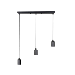 O-lite BE-MCE-0000271 OL-PEND-RECT-BK Black Aluminium 3X E27 Pendant