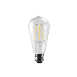 O-lite BE-MCE-0000412 OL-ST64-8W-D- 8W LED FILAMENT E27 - Various Colours - Clear