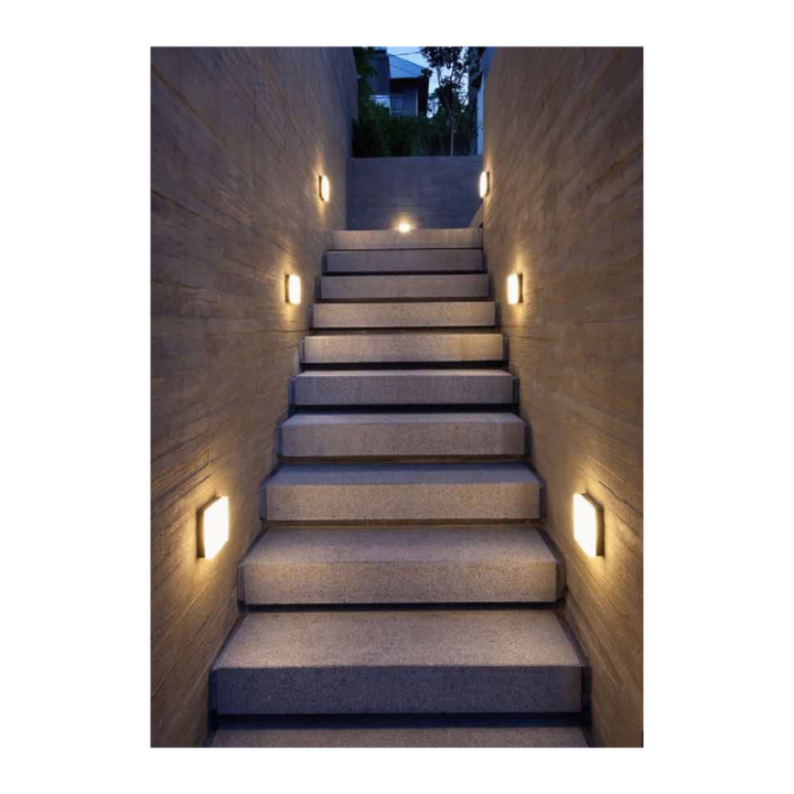 O-lite BL421S 1xE27 Die cast Aluminium Wall Light Black