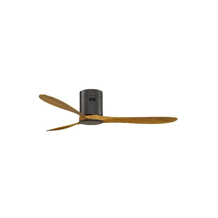 Solent BE-CEI-0000004 Ceiling Fan Hugger 3Blade 1320mm + Remote - No Light - Dark Oak