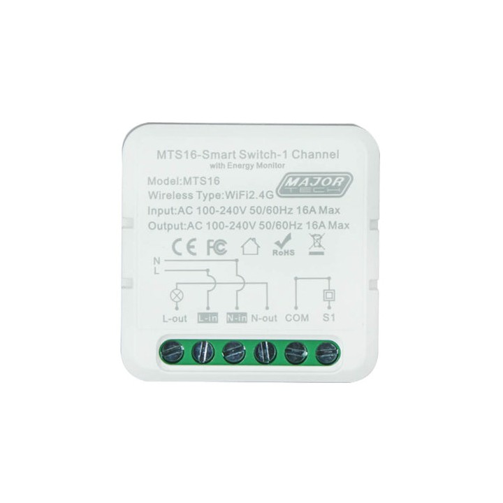 Major Tech MTS16 16A Smart Switch Module