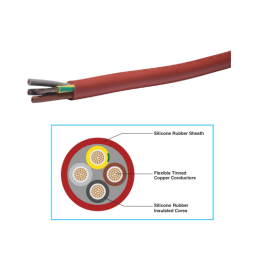 ST-YARD-SIL-005 2.5MM x 4Core Silicon Cabtyre Per Metre
