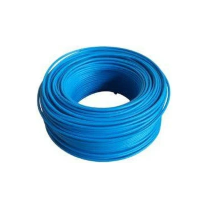 BE-WIR-0000252 1mm Solid Panel wire, Various Colours, 100mtr Rolls - Blue