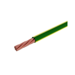 BE-WIR-0000315 50mm House Wire - Green/Yellow General Purpose Per Metre