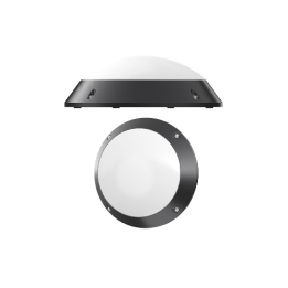 Pioled BE-PIO-0000109 LED Bulkhead 12/16/18W 4CCT IP65 - Black