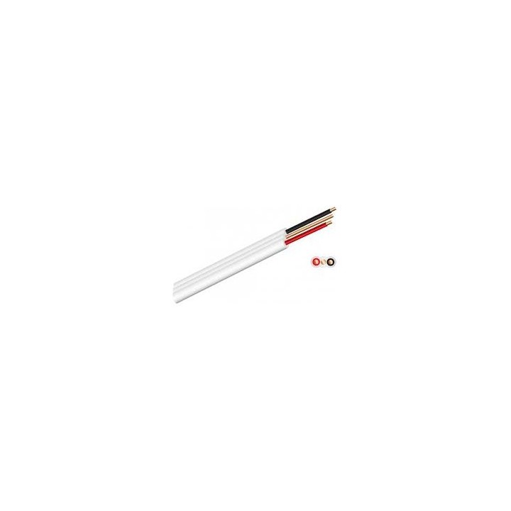 ST-DA02-TWI-006 16mm Flat Twin + Earth Cable White per Roll plus per mtr - Roll