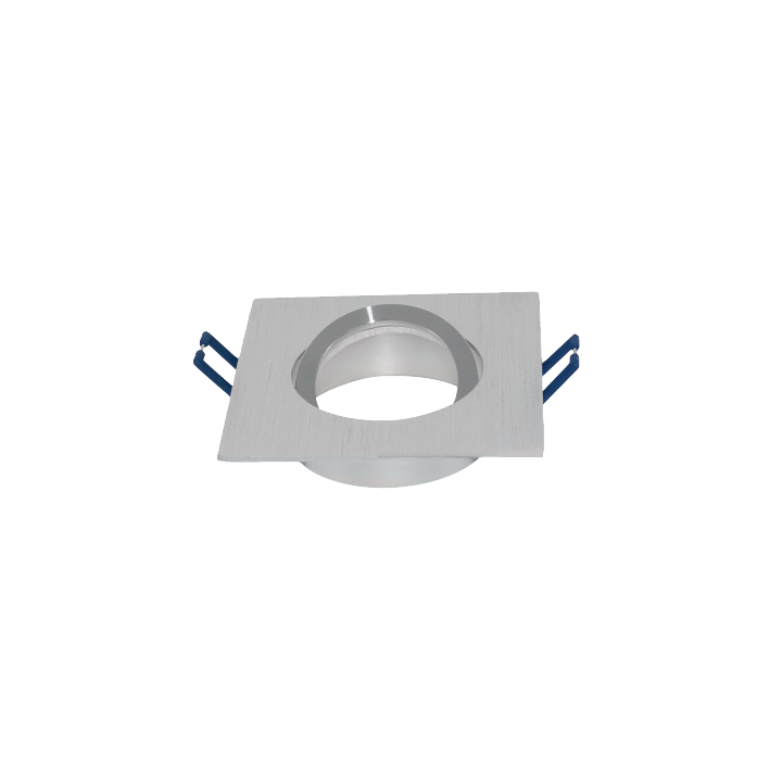 Pioled BE-PIO-0000143 DOWNLIGHTER R219 SILVER SQUARE 92MM