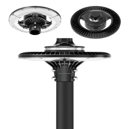Pioled BE-PIO-0000150 LED Lamp Post Top 36/48/60W Selectable 3CCT 130lm/W 76MM