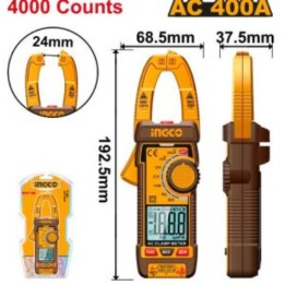 INGCO DCM62001 Clamp Meter 400A AC True RMS