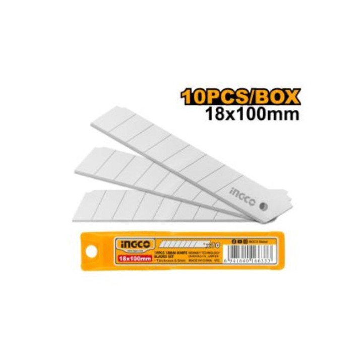 INGCO HKNSB112 10PCE BLADE SET 18X100MM