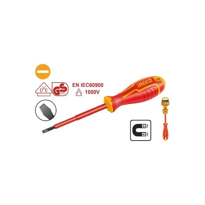 INGCO HISD813075 Screwdriver 3X75MM Insulated