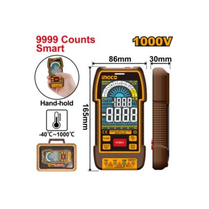 INGCO DM110004 DMM Auto Ranging TRMS