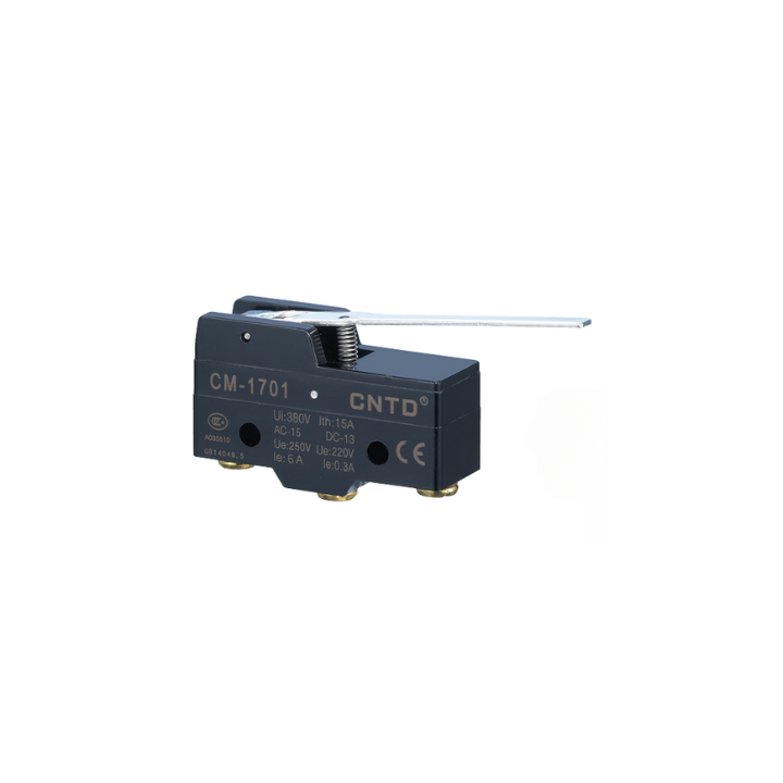 EM CM1701 Long Plain Lever Micro Switch