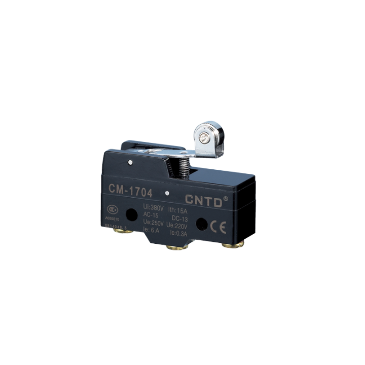 EM CM1704 Short Roller Lever Micro Switch