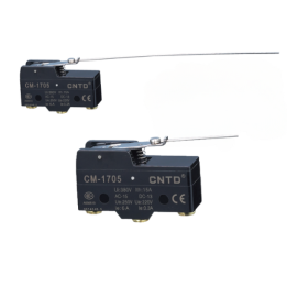 EM CM1705 Long Wire Lever Micro Switch