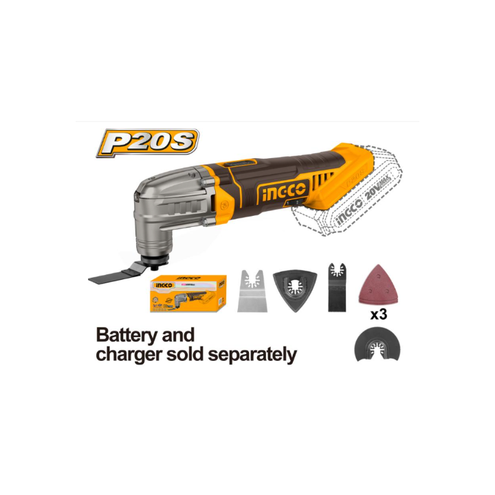 INGCO CMLI2022 20V Powershare + Cordless Multi-tool