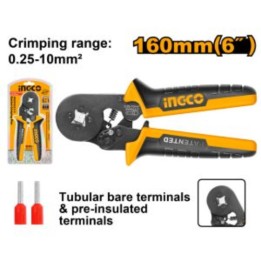INGCO HRCPG05210 Rachet Crimping Plier 0.25-10MM