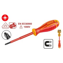 INGCO HISD81PZ2100 SCREWDRIVER PZ2X100MM INSULATED