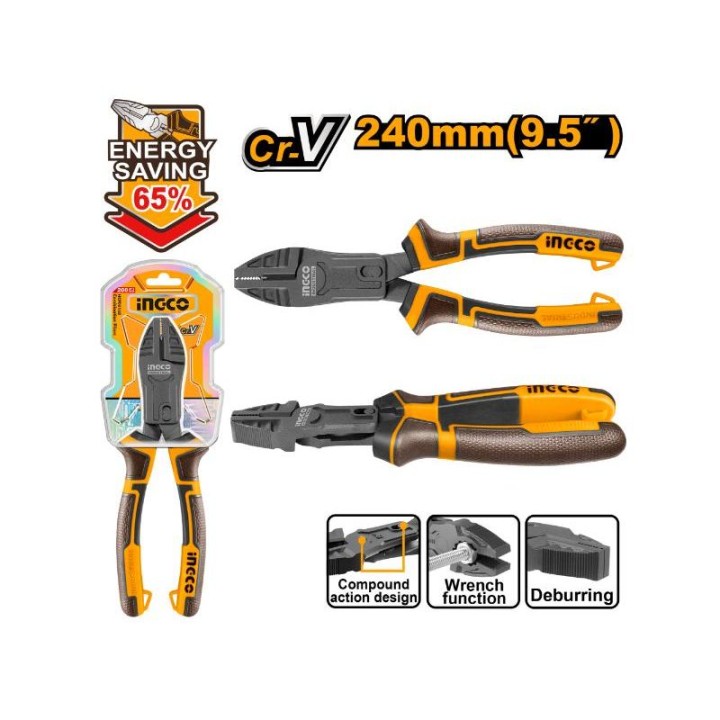 INGCO HCCP58240 COMBINATION PLIER 240MM