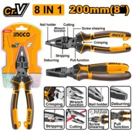 INGCO HMFCP28200 8in1 COMBINATION PLIER 200MM