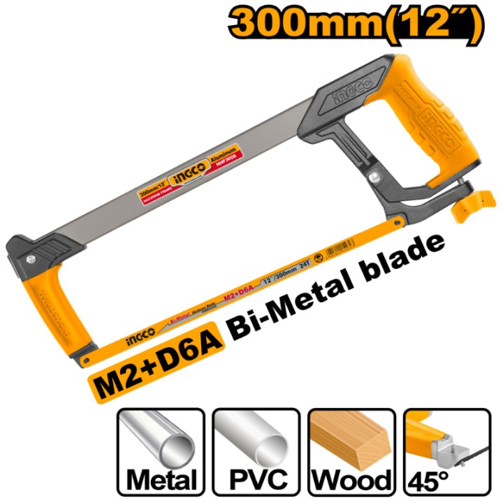 INGCO HHF3008 HACKSAW 300MM S/GRIP