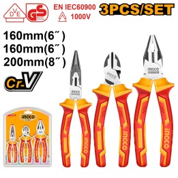 INGCO HIKPS28318 PLIER SET 3PCE 1000V
