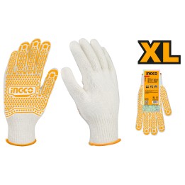 INGCO HGVK05 Glove Knit PVC Dot M/DUTY XL