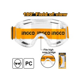 INGCO HSG10 Safety Goggles Wide View PVC
