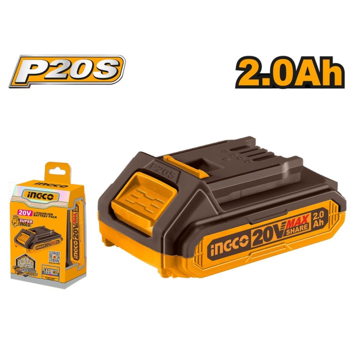 INGCO FBLI20011 20V PS+C/L 2AH Battery