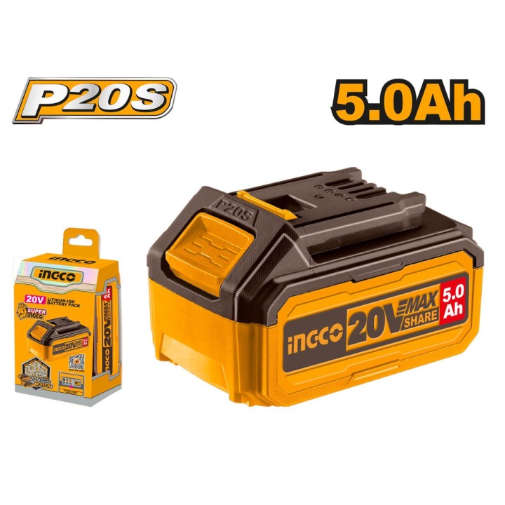 INGCO FBLI20031 20V PS+C/L 5AH Battery