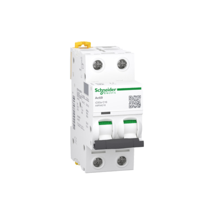 Schneider A9F64240 C60A 2P 40A 6KA C CURVE Miniature Circuit Breaker