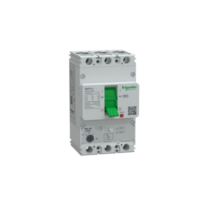 Schneider G20B3A125 GO MCCB 200B 3P3D 125A ADJ 25KA