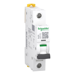 Schneider A9F77163 C60N 1P 63A 10KA C CURVE BREAKER