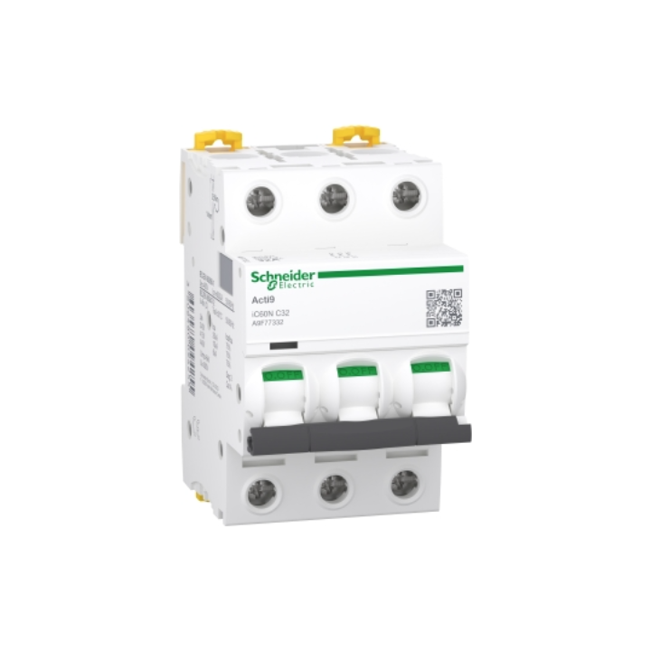Schneider A9F77340 C60N 3P 40A C Curve Acti9 Miniature Circuit Breaker