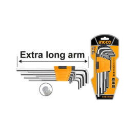 INGCO HHK11092 1.5-10MM 9pce ALLEN KEY SET