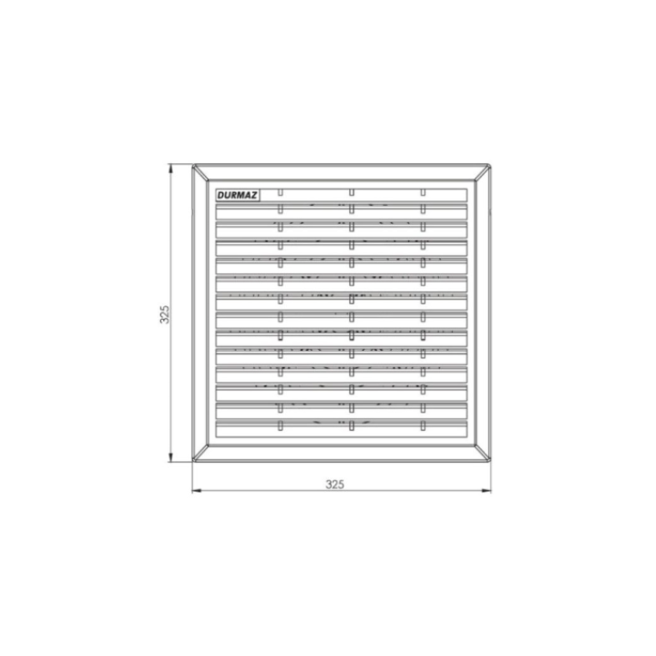 Durmaz DF325 325X325MM FILTER