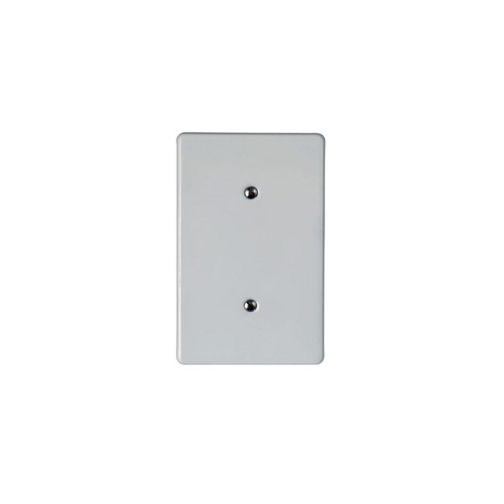 Crabtree ST-SHO10-CRA-016 Blank Cover Plate 2X4 White Steel Pre Pack 18005/101