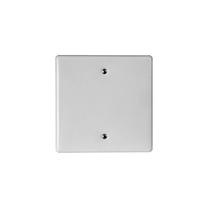 Crabtree ST-SHO10-CRA-017 Blank Cover Plate 4X4 White Steel Pre Pack 18006/101