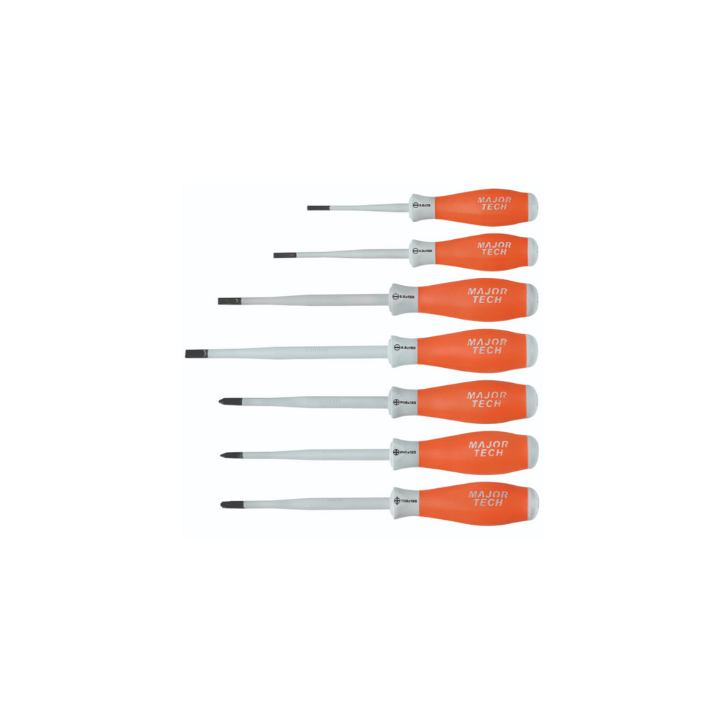 Major Tech KTK0407S 7Piece Insulated Slimline Screwdriver Set 1000V